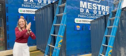 VÍDEO: Mestre da Obra oferece escada de até 8,40 metros para locação