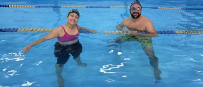 VÍDEO: nossos repórteres do Canal Ideal resolveram sair da rotina e encarar um desafio dentro da piscina