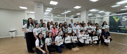 Sicoob Educa Kids leva educação financeira e emocional a estudantes de Xanxerê