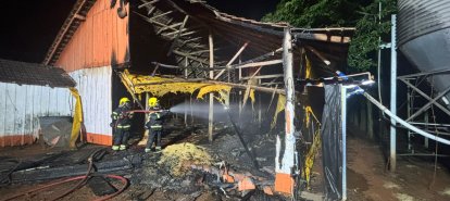 Parte de aviário é destruída por incêndio em município do Oeste 