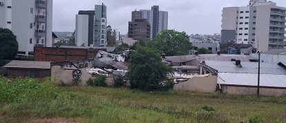Temporal causa prejuízos em Xanxerê na tarde desta sexta-feira