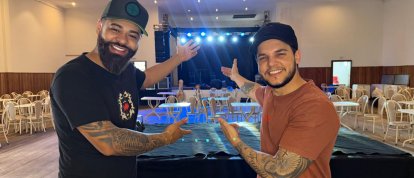 VÍDEO: Dupla Leo e Gian, em parceria com a Dolci Energy lançam energético especial no Boteco Raiz 2025