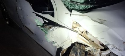 Motociclista fica gravemente ferida em colisão frontal na SC-160, em Pinhalzinho