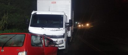 Motorista morre após colisão entre carro e caminhão na SC-157 em Quilombo