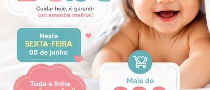 Nesta sexta-feira (05) tem um verdadeiro golaço de ofertas no Dia do Bebê da Rede Fabrimed! 