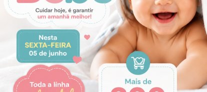 Nesta sexta-feira (05) tem um verdadeiro golaço de ofertas no Dia do Bebê da Rede Fabrimed! 