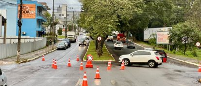 Prefeitura inicia estudo para implantação de rotatória na Avenida Brasil em Xanxerê