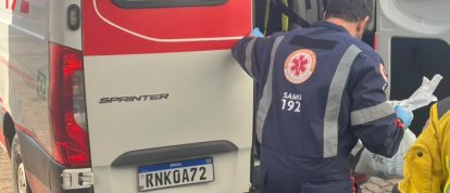 Trabalhador é resgatado em estado grave após acidente de trabalho em Cordilheira Alta