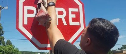 Xanxerê instala e revitaliza cerca de 500 placas de trânsito em dois anos