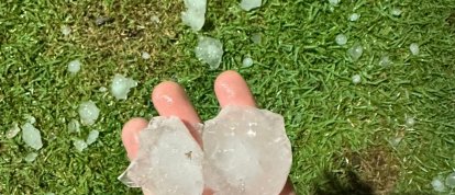Cinco comunidades registram danos após forte queda de granizo em município do Oeste