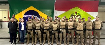 Demanda atendida: atuação de Calebe contribui para reforço de 15 policiais militares em Xanxerê