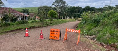 Rodovia de acesso à Linha Rodrigues ficará interditada por cerca de 10 dias em Xanxerê