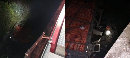 Motorista sofre fraturas nas duas pernas após saída de pista na SC-283, no Oeste