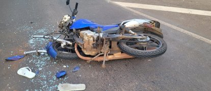 Colisão na SC-480 em Chapecó deixa um motociclista morto