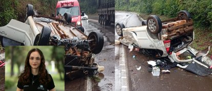 Jovem de 18 anos morre após acidente na BR-153; bombeiros alertam para não remover vítimas