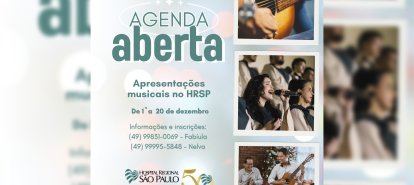 HRSP abre agenda para apresentações musicais no período natalino