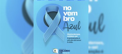 Campanha Novembro Azul mobiliza rede de saúde de Abelardo Luz em ações de prevenção