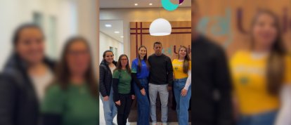 VÍDEO: Marcelinho Paraíba visita Oral Unic durante passagem por Xanxerê