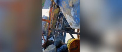 VÍDEO: trabalhador registra momentos de tensão enquanto aguardava resgate em andaime