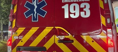 Confusão em evento termina com viatura dos bombeiros danificada no Oeste catarinense