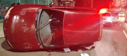 Motorista embriagado é preso após causar acidente em município do Oeste