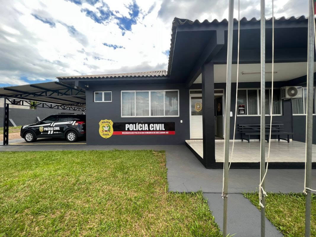 Polícia cumpre o mandado de prisão pelo crime de furto qualificado, em Xanxerê