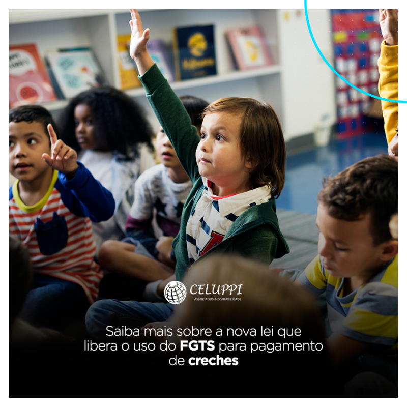 Saiba mais sobre a nova lei que libera o uso do FGTS para pagamento de creches